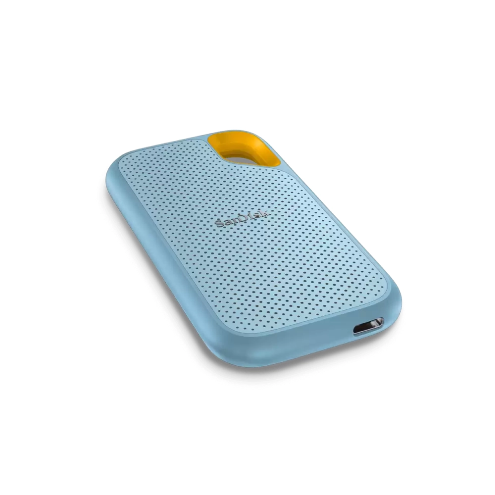 Sandisk External SSD 2TB Extreme (With Type-C and USB 3.2) Blue view 2